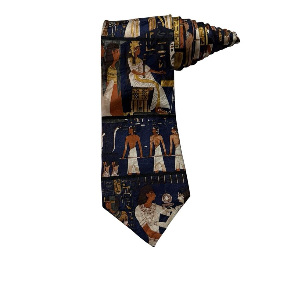 Museum Artifacts Egypt Pharos Egyptian Theme Novelty Necktie 100% Silk